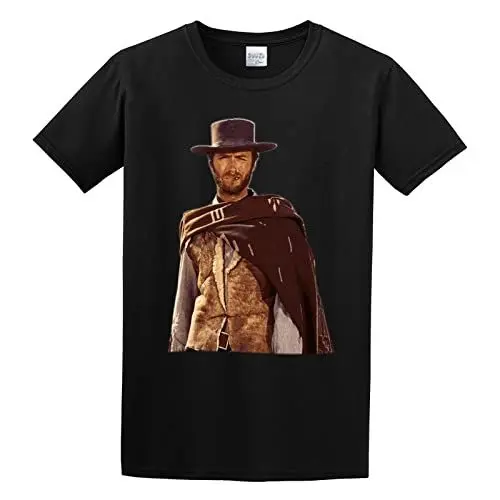 Produktbild: Clint Eastwood The Good The Bad The Ugly Western Cow Movie Black Mens T-Shirt Tee Clothing Tee Shirt Size XXL