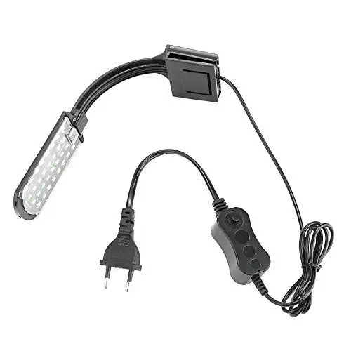 Produktbild: Clip On LED Aquarium Licht, Aquarium Licht Wasserpflanzen Lampe für Aquarium Beleuchtung, Aquarium Landwirtschaft, Innendekoration, Temporäre Lampe 220-250V EU Stecker