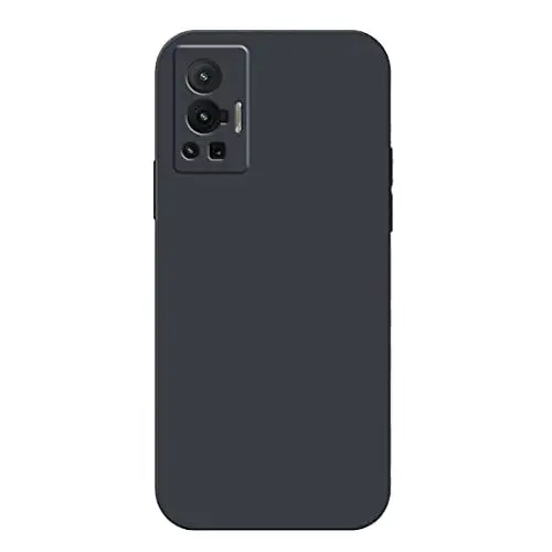 Produktbild: CLIPPER GUARDS Handyhülle für Vivo X70 Pro, weiche, stoßfeste, Kratzfeste Silikon-Gel-Hülle, ultradünne TPU-Bumper-Telefonabdeckung, Flexible TPU-Schutzhülle für Vivo X70 Pro, Schwarz
