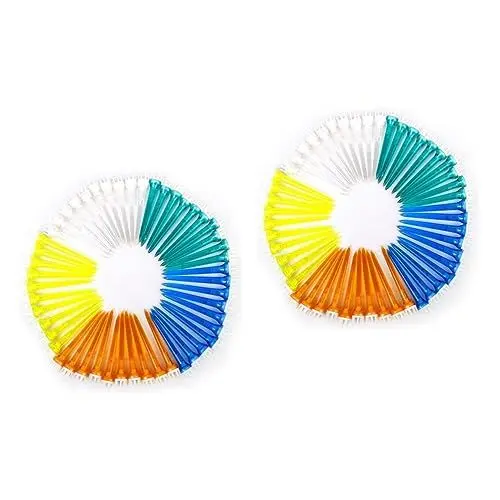 Produktbild: CLISPEED 100 Stück 5 Tee-Marker kurzes T-Shirt Golfverbände Kurze Abschläge Golfzubehör Golf zubehör t-Shirt Pack Golf Accessory Plastic Crown Tee Golf Accessories Krone Kugelbolzen