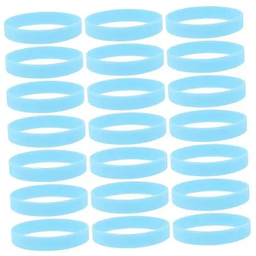 Produktbild: CLISPEED 100 Stück Glow in The Dark Silikon Armbänder Luminous Wristbands für Partygäste und Dekoration Flexibles und Hautfreundliches Material Leuchtende Armbänder für Feste und Events