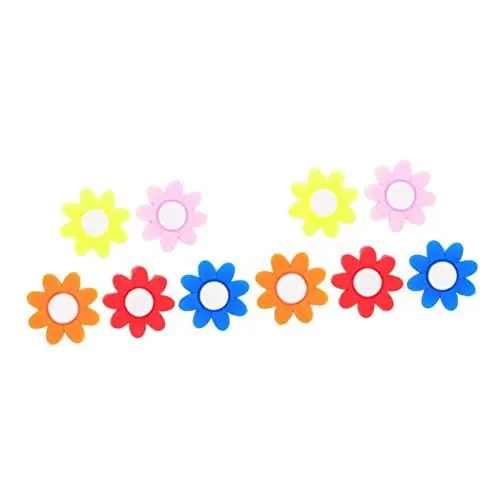 Produktbild: CLISPEED 10Stücksonnenblumen-DämpferfürdämpferAbsorberSchlägerpadWerkzeugBlumeSilikon–Absorptionsschläger-DesignPremium-Racquetballmitsilikon-DämpfungsformVibrationsversorgungen
