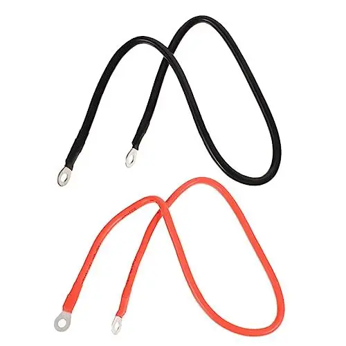 Produktbild: CLISPEED 1 Paar Batteriekabel Batteriekabel Kfz Kabel 6 Awg Kabel