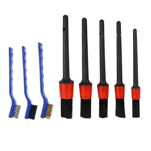Produktbild: CLISPEED 1 Satz Bürste autopflege Pinsel autopflegeset car Cleaner Autopflege-Set drahtpinsel Autoklimaanlagenreiniger Luft Detailpinsel Autos Pinselpinsel Auto reinigungswerkzeug pp Black