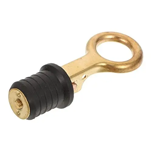Produktbild: CLISPEED 1stk Ablassschraube Locken Siebträger Scupper-stecker Für Schiffe Ablauflochstopfen Gummistopfen Baitwell-stecker Lenzstopfen Für Boote Handgriff Plastik Rostfreier Stahl