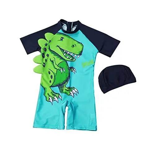Produktbild: CLISPEED 1stk Kinder Bademode Süße Bademode Schnell Trocknender Badeanzug Badematten Bademäntel Badeanzüge Schwimmshirt Für Kinder Badeanzuüge Neoprenanzug Karikatur