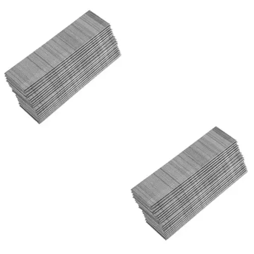 Produktbild: CLISPEED 2 Sätze Nagelpistole Holzbearbeitung Holznagel Werkstattbedarf Brad Nägel Heftklammern Grundnahrungsmittel Für Möbel Aus Metall Edelstahl 304 Silver 5000 Stück * 2