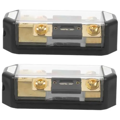 Produktbild: CLISPEED 2 Stück Auto Audio Modifikation Sicherungshalter Für Auto Audio Auto Verstärker Sicherungshalter Sicherungsblock Autos Auto Audio Verstärker Sicherungsblock Verstärker