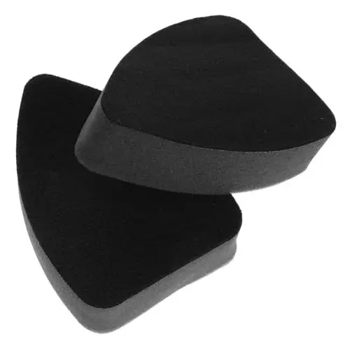 Produktbild: CLISPEED Auto Poliermittel Autopflege 2 Stück Auto Reinigungswerkzeug Pads Auto Wachs Puffer Auto Wachs Set Polierpad Auto Wachs Auto Wachs Werkzeuge Schuhcreme Puffer Pads