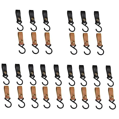 Produktbild: CLISPEED 5 Sätze Zelthaken Zum Aufhängen Camping Kochgeschirrhaken Outdoor Camping Cliphaken Hängeregalhaken Lederbandhaken 6 Stück * 5