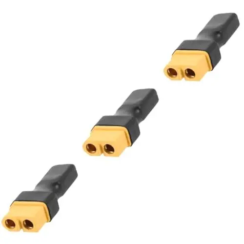 Produktbild: CLISPEED 3St Batteriekonverter -Batterie-Adapter Steckverbinder-Adapter -Batterie-Steckverbinder drohne Stromanschlussadapter Batteriestromanschluss aus Kunststoff Abs