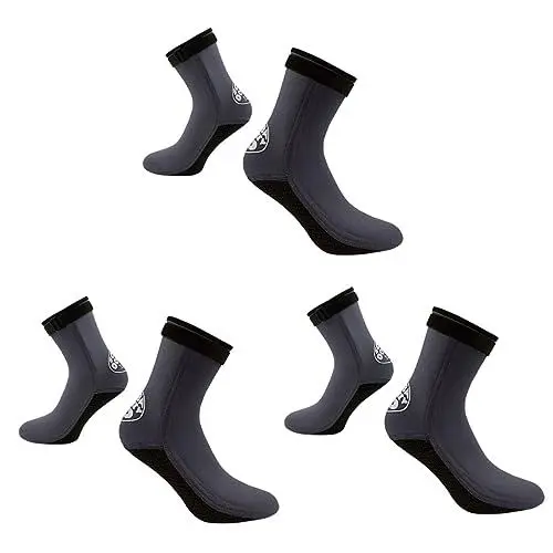 Produktbild: CLISPEED 3St Tauchsocken für Erwachsene Schwimmsocken Tauchen Schnorchel Socken Schwimmausrüstung Schwimmen Socken