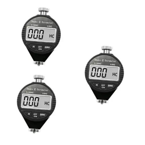 Produktbild: CLISPEED 3st Härteprüfer Shore Ein Lcd-messgerät Shore Ein Durometer Elektronisch Gummireifentester Gummireifenhärte Shore Einen Durometer-tester Flüssigkristall Härtetester