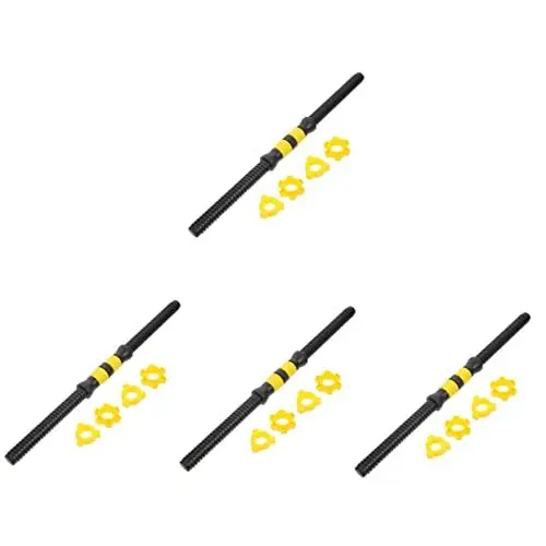 Produktbild: CLISPEED 4 Sätze Hantelstangen-Set Fitnessgeräte Hantelstangengelenk Fitness Hantelstange Hantel Pleuel Hantel Zubehör Langhantel Verbindungsstange Hanteln Schaumstoff Universal- Pole