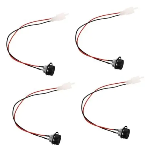 Produktbild: CLISPEED 4 Stück Motorradzubehör Drahtverbinder Ladebuchse 2-draht-Inline-ladeanschluss Scooter-anschlussstecker Elektroroller-Steckdose Ladeanschlusskabel Für Roller Aufladestation Plastik