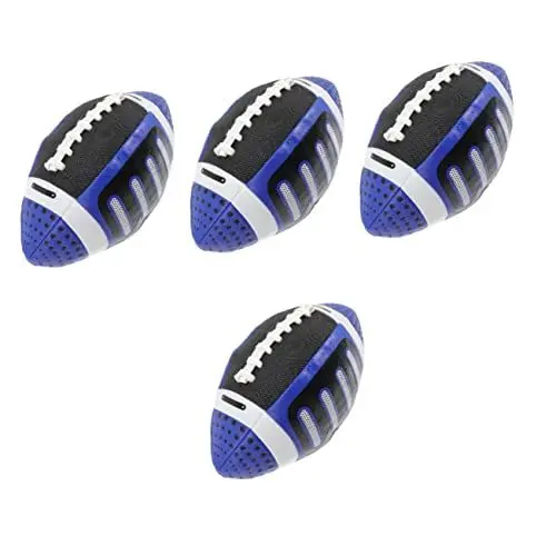 Produktbild: CLISPEED 4 Stück Nr. 3 Rugby Rugby-Spielzeug Für Kinder Rugbyball Trainieren Rugbyball-Spielzeug College-Football Indoor-Outdoor-fußball Indoor-Outdoor-fußbälle Pu Spielball Kleinkind Beruf