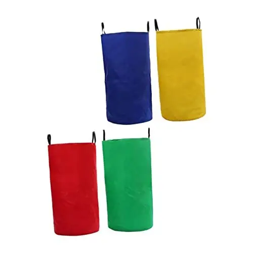 Produktbild: CLISPEED 4-teiliges Springsack-Set Für Jungen Und Mädchen Sackhüpfspieltasche Aus Oxford-Stoff Einzigartiger Griff Buntes Outdoor-sackhüpfzubehör Für Jungen Und Mädchen Zufällige Farbe