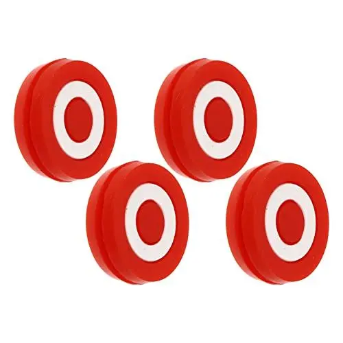Produktbild: CLISPEED 4 Stück Stoßdämpfer Für Tennisschläger Tennisbälle Shackets Tennis Dämpfer Zubehör Für Bullseye-schläger Absorber Für Tennisschläger Bullseye-dämpfer Kieselgel Werkzeug Dämpfung