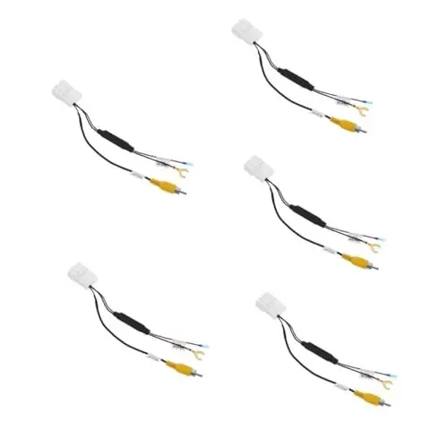 Produktbild: CLISPEED 5St Rückübertragungslinie dashcam kabel -Pin Rückfahrkamera Kabel Vielseitiges Auto Kabel Kamerakabel Kabel für Dashcam Kabel für Rückfahrkamera Kabel der Rückfahrkamera Metall