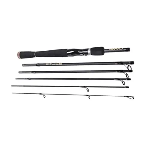 Produktbild: CLISPEED 6 Fliege Angelrute Köder Finfhing Rute Carbon Faser Finshing Rod Meeresangelrute Lure Pole Knotty Bait Angelrute Angelrute Angelrute Mit 6 Sektionen