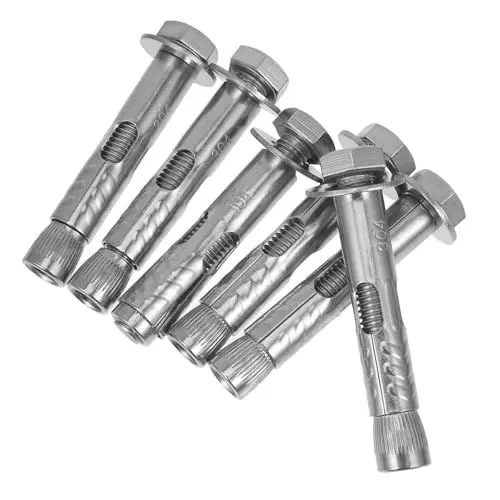 Produktbild: CLISPEED 6 Stück Dehnschrauben Befestigungsanker X 80 Mm Muttern Robuste Ankerschrauben Für Trockenbau
