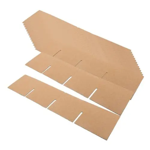 Produktbild: CLISPEED 6 Stück Karton-Umzugskartons Trennwände Umzugskartons Glas-Zellteiler-Sets Kartons Glas-Trennwände Teller-Karton-Trennwände Zum Verpacken