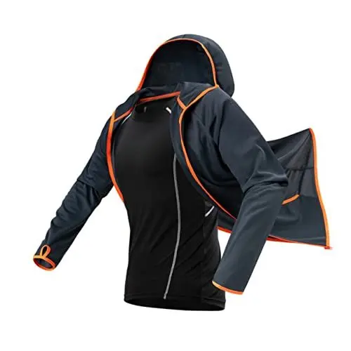 Produktbild: CLISPEED Angelbekleidung Angel-Kapuzenpullover Kleidung Mit Langen Ärmeln Kleidung -Kapuzenpullover Atmungsaktive Kleidung Angelmantel Outdoor-Kleidung Outdoor-Mantel