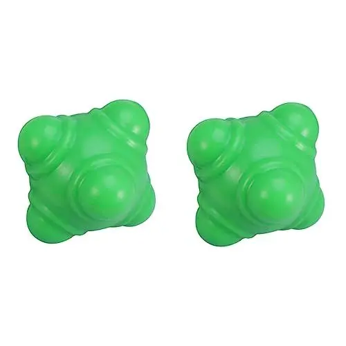 Produktbild: CLISPEED Baseball-Trainingsausrüstung 2 Stück Gummi Hohe Reflexreaktion Koordinationstraining Baseball Grün Für Hand-Auge Außergewöhnliche Bälle Sprungschwierigkeiten Entwicklung