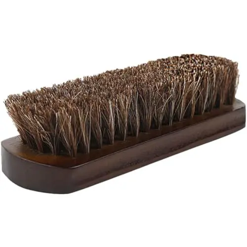 Produktbild: CLISPEED Borsten Reinigungsbürste reinigungsbürsten Cleaning Brush Schuhe Pflege Schuhputzbürste Stiefelbürste aus Rosshaar Schuhbürste aus Rosshaar Pflegeset für Lederstiefel Koteletten