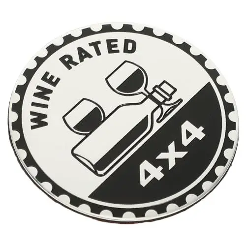 Produktbild: CLISPEED Dirtbike-Abzeichen Autoplakette Auto-Patch Abzeichen Embleme Auto-embleme-Aufkleber Auto-Abzeichen-Aufkleber Autoaufkleber Lustig Fahrzeug-außendekoration Silver Aluminium