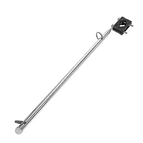 Produktbild: CLISPEED Verstellbarer Clip für Bootsflaggenmast Yacht Marine-Pole Kit Einfach Zu Wechselnde Flaggen