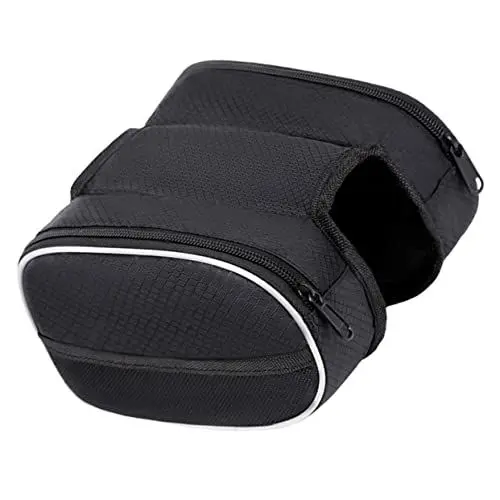 Produktbild: CLISPEED Fahrradtasche Fahrradrahmenkorb Fahrradpacktasche Fahrradkorb Hinten Aufbewahrungstasche Für Rennräder Fahrradkorb Vorne Mountainbike-Lenker Herren Fahrrad Handyhülle Nylon Telefon