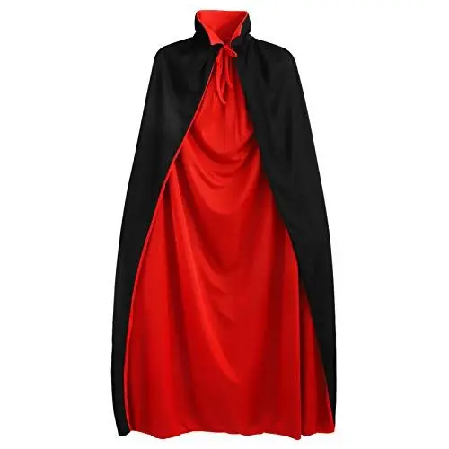 Produktbild: CLISPEED Halloween-Kostüm Karneval kostüm, Vampir Kostüm für Herren Damen Umhang Zauberer Kostüm Scarlet Witch Kostüm für Karneval-Partys, Hexen, Vampir-Cosplay, sehr geheimnisvoll zu tragen