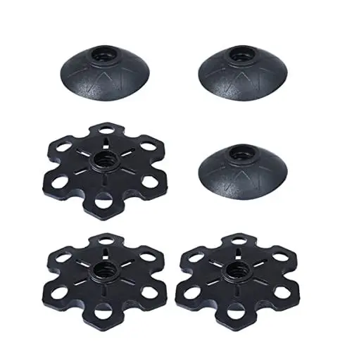 Produktbild: CLISPEED Kletterzubehör 6- Pcs mit Mittleren Runden Fu?Abdeckung Walking Stick Foot Cover Trekking Poles Fu?Abdeckung ?ltere Vorr?te Zubehör Für Wanderstöcke