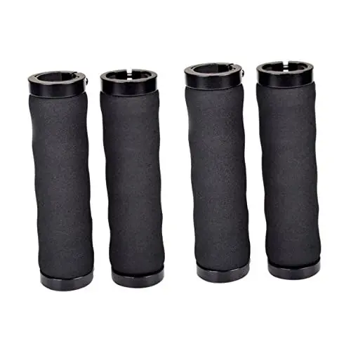 Produktbild: CLISPEED BMX Griffe BMX Handgriffe Lenkergriffe Für Fahrräder 2 Stücke Paar Fahrradlenker Lenkergriff Fahrradlenkergriffe Fahrradgriffe Fahrradgriffe Steckdose Reiten Schwarze Lenkergriffe