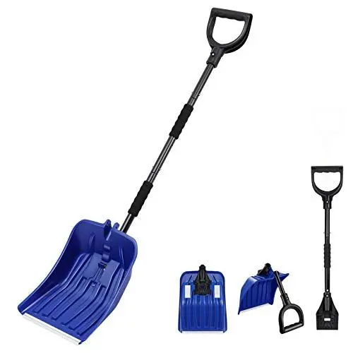 Produktbild: CLISPEED Schneeschaufel Set 2-In-1-Schneeschaufel mit Eisschaber für PKW-Camping Und Andere Outdoor-Aktivitäten (Blau)