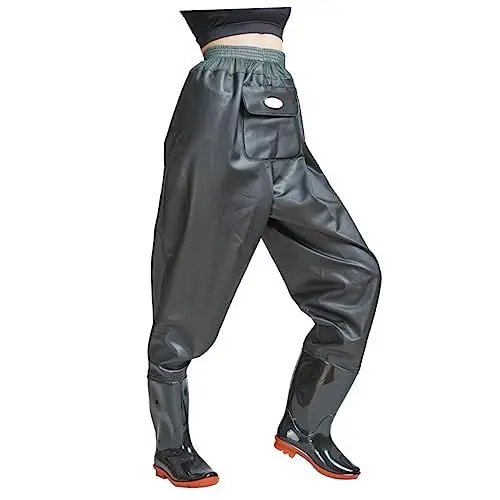 Produktbild: CLISPEED Outdoor Wathose Praktische Anglerhose Mit Schuh- Und Aufbewahrungstaschen