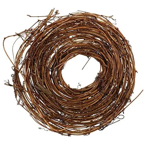 Produktbild: CLISPEED Weihnachtszweig-Girlande, 15ft natürliche Weinranken-Girlande, Rattan, zum Aufhängen, Weinreben, DIY-Handwerk, Weihnachtsdekoration, Hochzeit, Ferienhaus, Wand, Party-Dekoration