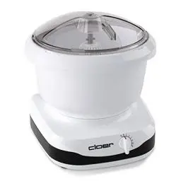 Produktbild: cloer 7001 Küchenmaschine mit 6 Liter Rührschüssel, Knethaken, Schneebesen, Kuchen-Rührbesen, und Schüsselschaber, 6 Geschwindigkeitsstufen, 650 W, weiß