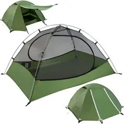 Produktbild: Clostnature 3 Jahreszeiten Zelt für Camping - 2/3/4 Personen Wasserdichtes Outdoor Zelt Ultraleichtes Trekking Zelt, Kompakt Zelt mit kleinem Packmaß für Familie, Strand, Festival, Gruppe