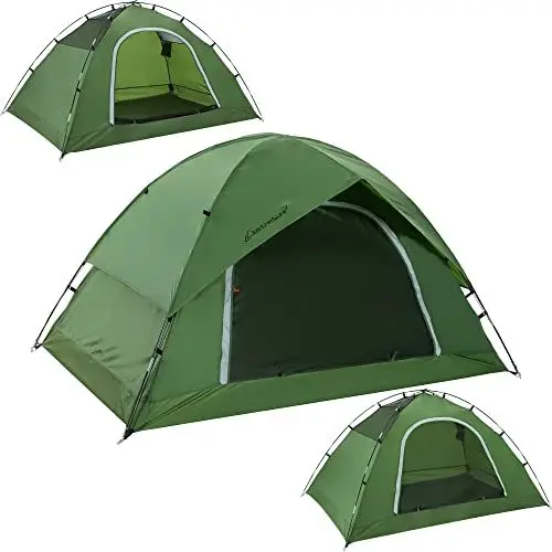 Produktbild: Clostnature 2 Personen Zelt für Camping - Wasserdichtes Outdoor 2 Mann Zelt Leichtes Kuppelzelt für 2 Personen, Kompakt Zelt mit Kleinem Packmaß für Familie, Strand, Festival