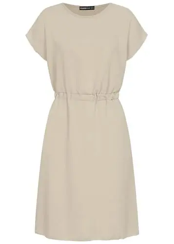 Produktbild: Cloud 5ive Damen Kleid Musselin T-Shirt-Dress mit elastischem Taillenbund