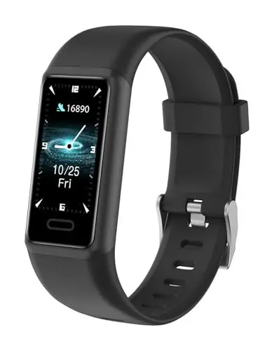 Produktbild: Cloudpoem Fitness Tracker,Fitnessuhr für Damen Herren mit Pulsuhr,Schrittzähler,Kalorienzähler,Schlafmonitor,SNS SMS Anruf Benachrichtigung Sportuhr IP68 Wasserdicht für iOS Android Handy