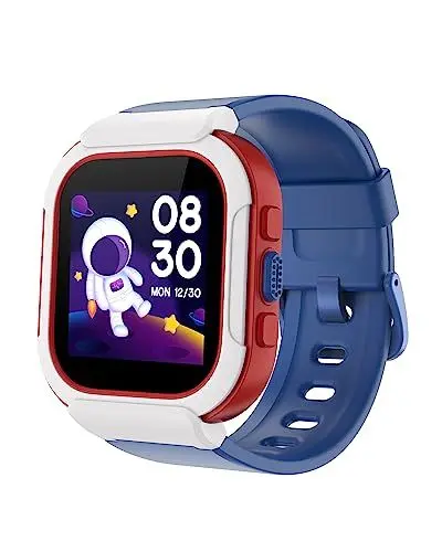Produktbild: Cloudpoem Smartwatch Kinder Fitnessuhr Fitness Tracker Schrittzähler Uhr mit Pulsmesser Schlafmonitor Spo2 Spiele Kinder Smartwatch IP68 Wasserdicht für Mädchen Jungen