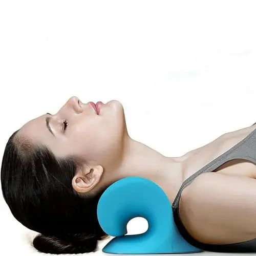Produktbild: Cloudy Neck, Neck Stretcher, Nackenstrecker Orthopädisch Testsieger, Nackenbuckel Weg Korrektur Nackenkissen, Nackenretter, Nackenschmerzen, Nacken Schulter Relaxer, Haltungskorrektur Rücken Lila