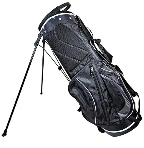 Produktbild: Club Champ Deluxe Golftasche, Schwarz / Silber (JR1084)