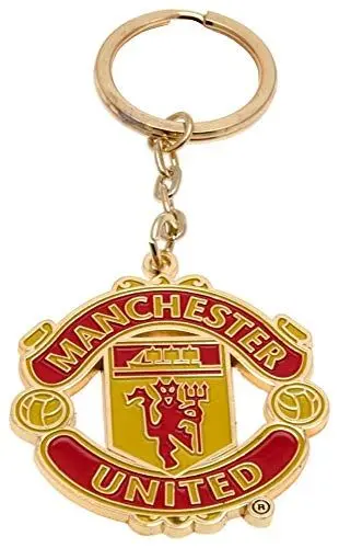 Produktbild: Club Lizenzierter Schlüsselanhänger mit Wappen von Man Utd, Manchester United F.c., Einheitsgröße, Pride