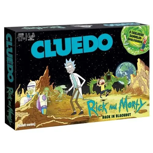 Produktbild: Winning Moves - Cluedo - Rick and Morty - Rick and Morty Merch - Alter 17+ - Deutsch