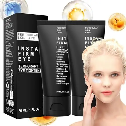 Produktbild: CËLYN Augencreme, Kaluofan 2PCS CËLYN Instant FIRMx Augenstraffung, CËLYN Instant Firm Eye Tightener,Zalerra Augencreme, Tightens und Smoothes Fine Lines, für Alle Haut