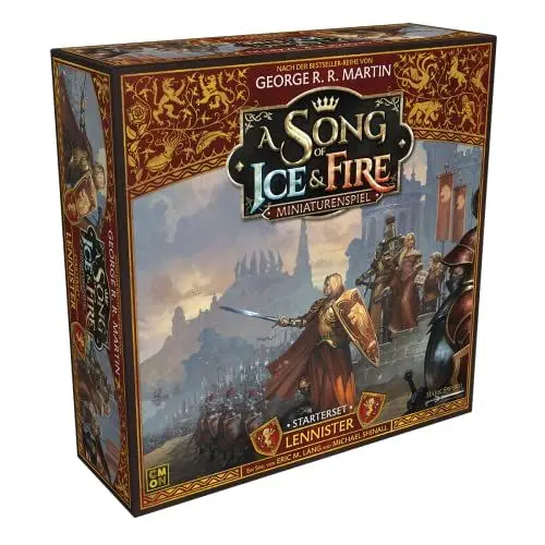 Produktbild: CMON, A Song of Ice & Fire – Lennister, Starterset, Tabletop, 2 Spieler, Ab 14+ Jahren, 45+ Minuten, Deutsch, Mehrsprachig, Mehrfarbig, Bunt